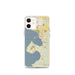Custom iPhone 12 mini Blaine Washington Map Phone Case in Woodblock
