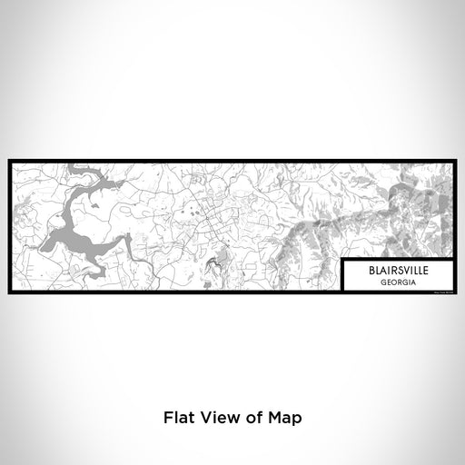 Flat View of Map Custom Blairsville Georgia Map Enamel Mug in Classic