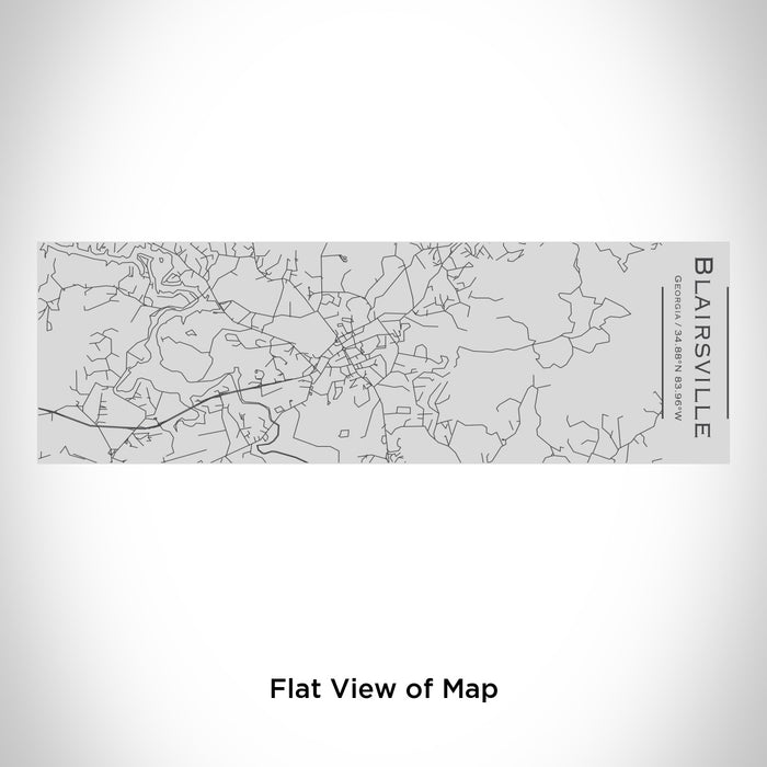 Rendered View of Blairsville Georgia Map Engraving on 10oz Stainless Steel Insulated Cup with Sipping Lid