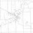 Blissfield Michigan Map Print in Classic Style Zoomed In Close Up Showing Details