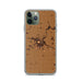 Custom Blissfield Michigan Map Phone Case in Ember