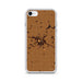 Custom Blissfield Michigan Map Phone Case in Ember