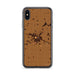 Custom Blissfield Michigan Map Phone Case in Ember
