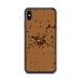 Custom Blissfield Michigan Map Phone Case in Ember