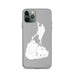 Custom iPhone 11 Pro Block Island Rhode Island Map Phone Case in Classic