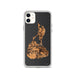 Custom iPhone 11 Block Island Rhode Island Map Phone Case in Ember