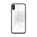 Custom Bloomington Illinois Map Phone Case in Classic