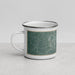 Left View Custom Bloomington Indiana Map Enamel Mug in Afternoon