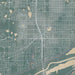 Bloomington Minnesota Map Print in Afternoon Style Zoomed In Close Up Showing Details