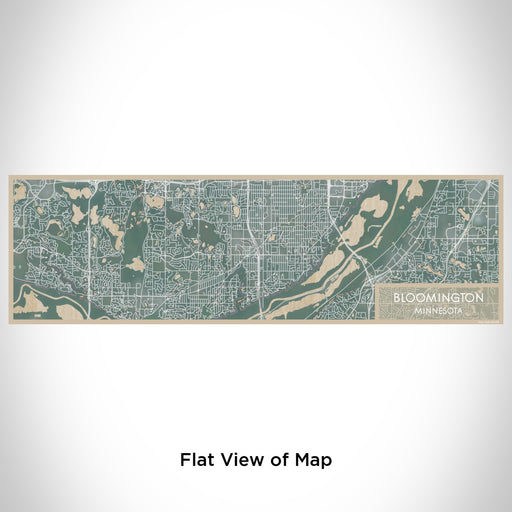 Flat View of Map Custom Bloomington Minnesota Map Enamel Mug in Afternoon
