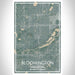 Bloomington Minnesota Map Print Portrait Orientation in Afternoon Style With Shaded Background