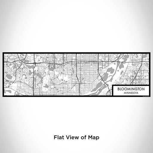 Flat View of Map Custom Bloomington Minnesota Map Enamel Mug in Classic