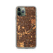 Custom iPhone 11 Pro Bloomington Minnesota Map Phone Case in Ember