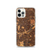 Custom iPhone 12 Pro Bloomington Minnesota Map Phone Case in Ember