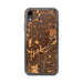 Custom iPhone XR Bloomington Minnesota Map Phone Case in Ember