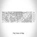Rendered View of Bloomington Minnesota Map Engraving on 10oz Stainless Steel Insulated Cup with Sliding Lid in White