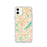 Custom iPhone 11 Bloomington Minnesota Map Phone Case in Watercolor