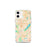 Custom iPhone 12 mini Bloomington Minnesota Map Phone Case in Watercolor