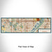 Flat View of Map Custom Bloomington Minnesota Map Enamel Mug in Woodblock