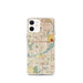 Custom iPhone 12 mini Bloomington Minnesota Map Phone Case in Woodblock