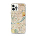 Custom iPhone 12 Pro Max Bloomington Minnesota Map Phone Case in Woodblock