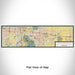 Flat View of Map Custom Blue Springs Missouri Map Enamel Mug in Woodblock