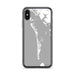 Custom iPhone X/XS Boca Grande Florida Map Phone Case in Classic