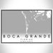 Boca Grande Florida Map Print Landscape Orientation in Classic Style With Shaded Background