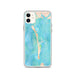 Custom iPhone 11 Boca Grande Florida Map Phone Case in Watercolor