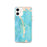 Custom iPhone 12 Boca Grande Florida Map Phone Case in Watercolor