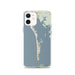 Custom iPhone 12 Boca Grande Florida Map Phone Case in Woodblock