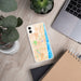 Custom Boca Raton Florida Map Phone Case in Watercolor