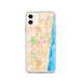 Custom Boca Raton Florida Map Phone Case in Watercolor