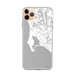 Custom iPhone 11 Pro Max Bodega Bay California Map Phone Case in Classic