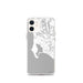 Custom iPhone 12 mini Bodega Bay California Map Phone Case in Classic