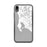 Custom iPhone XR Bodega Bay California Map Phone Case in Classic