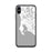 Custom iPhone X/XS Bodega Bay California Map Phone Case in Classic