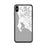 Custom iPhone XS Max Bodega Bay California Map Phone Case in Classic