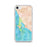 Custom iPhone SE Bodega Bay California Map Phone Case in Watercolor