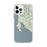 Custom iPhone 12 Pro Max Bodega Bay California Map Phone Case in Woodblock