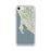 Custom iPhone SE Bodega Bay California Map Phone Case in Woodblock
