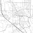 Boerne Texas Map Print in Classic Style Zoomed In Close Up Showing Details