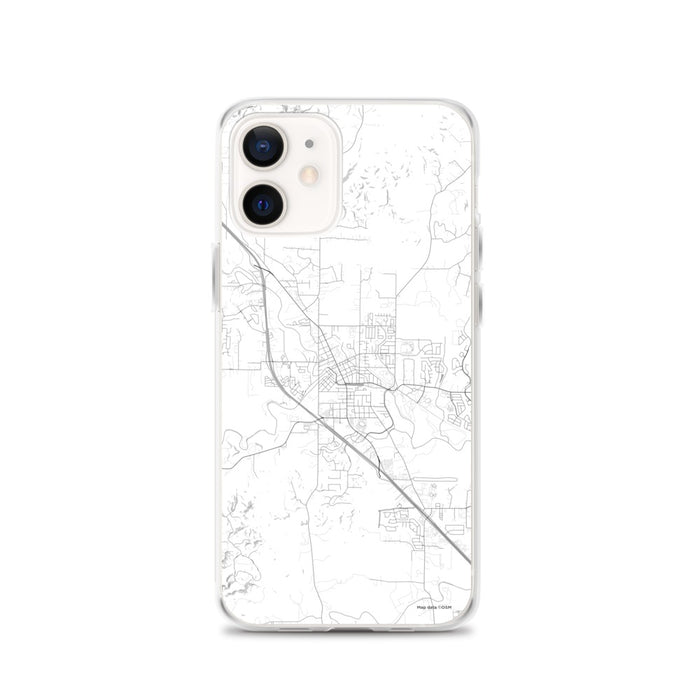 Custom Boerne Texas Map iPhone 12 Phone Case in Classic