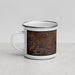 Left View Custom Boerne Texas Map Enamel Mug in Ember