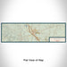Flat View of Map Custom Boerne Texas Map Enamel Mug in Woodblock