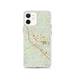 Custom Boerne Texas Map iPhone 12 Phone Case in Woodblock