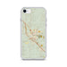 Custom Boerne Texas Map Phone Case in Woodblock