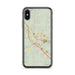 Custom Boerne Texas Map Phone Case in Woodblock