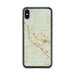 Custom Boerne Texas Map Phone Case in Woodblock
