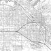 Boise Idaho Map Print in Classic Style Zoomed In Close Up Showing Details